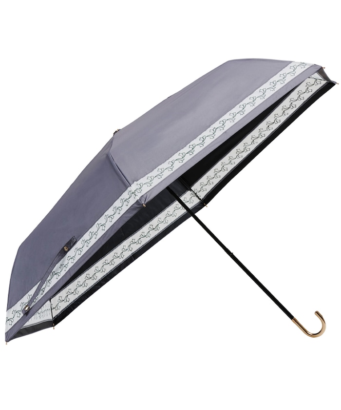 【4月27日 12:00販売開始】晴雨兼用 折りたたみ傘 スレンダーハンドル UVブロック 折 53cm
