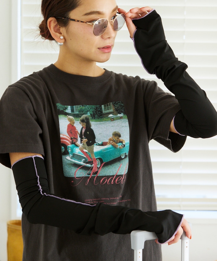 【UVカット】さらっと接触冷感アームカバー