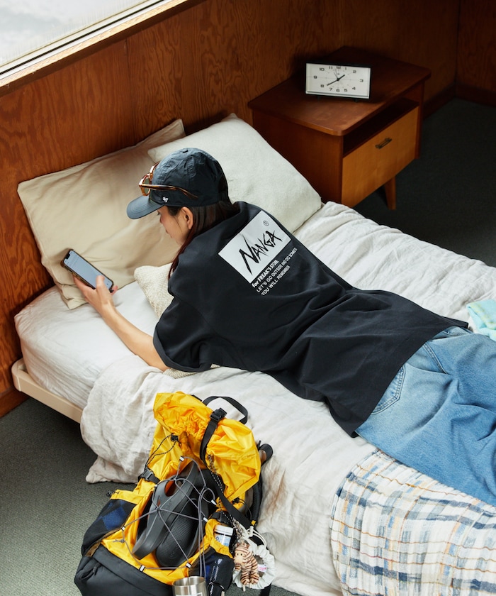 別注 刺繍 ECO HYBRID LOGO TEE エコハイブリッド ルーズフィット ロゴ 刺繍Tシャツ