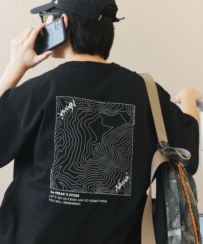 別注 ECO HYBRID CONTOUR LOGO TEE エコハイブリッド ルーズフィット ロゴ Tシャツ