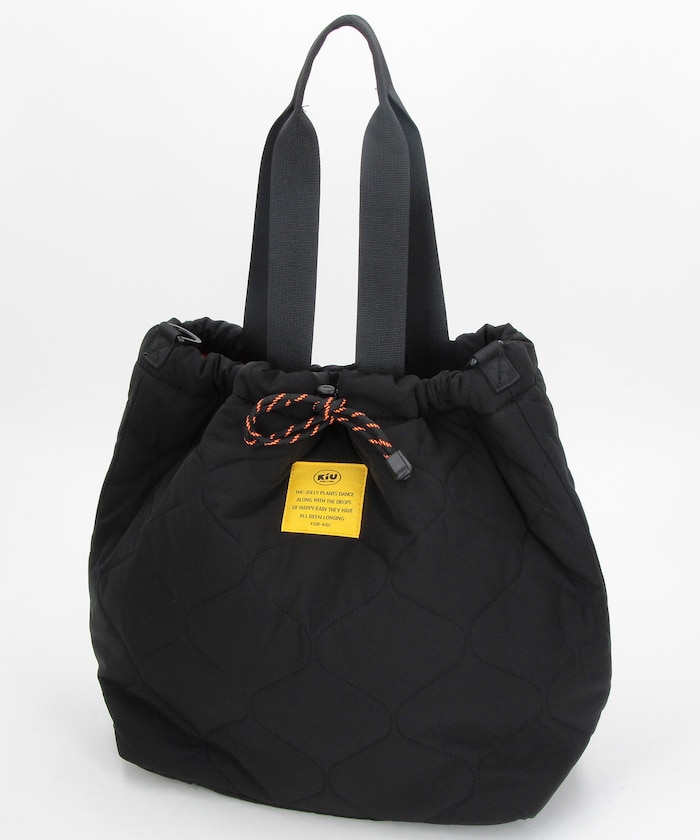 PADDED DRAWSTRING TOTEBAG パデッド ドロストトートバッグ