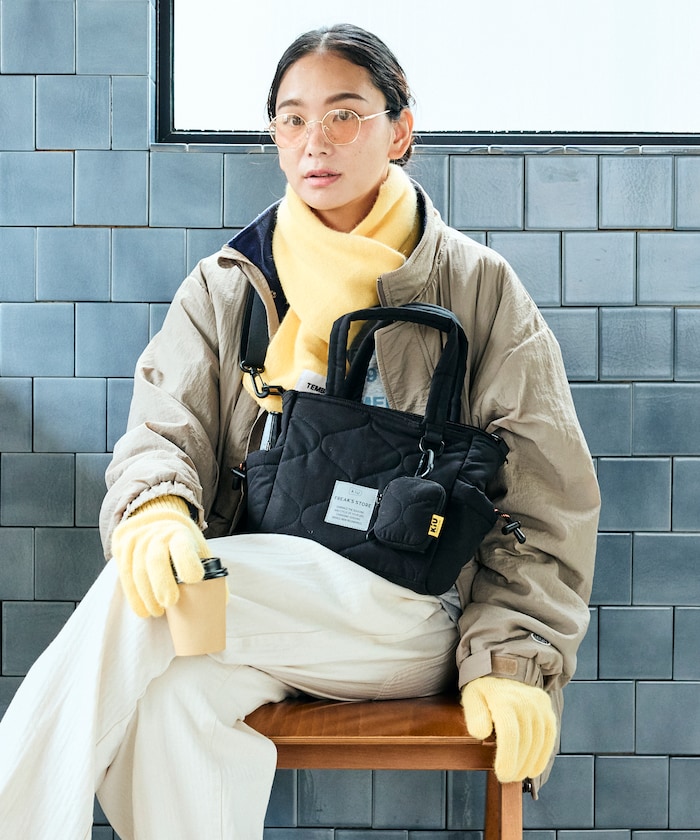 別注SQUARE PADDED TOTE BAG MINI