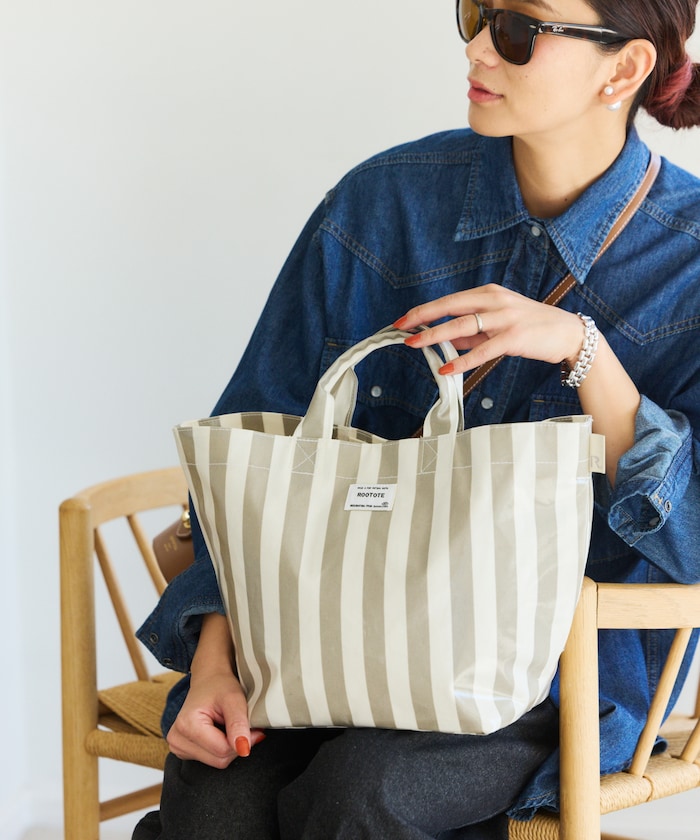 EU.デリ ラミネートW トートバッグ