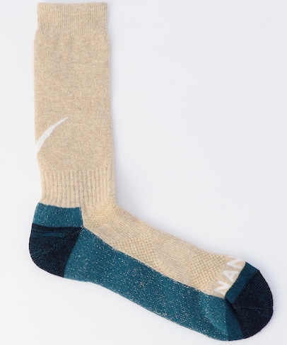 WOOL PILE COMPRESSION CREW SOCKS