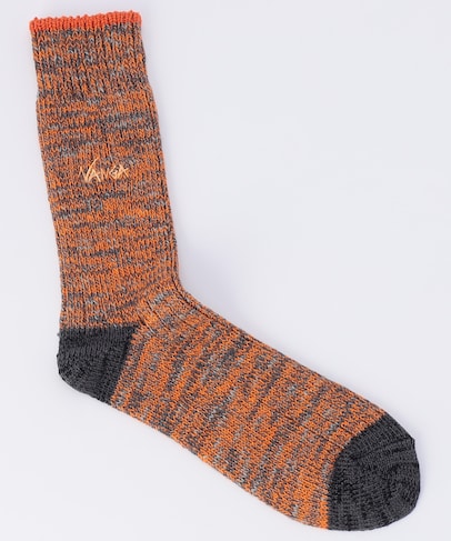 COLOR MERANGE CREW SOCKS カラーメランジ クルーソックス