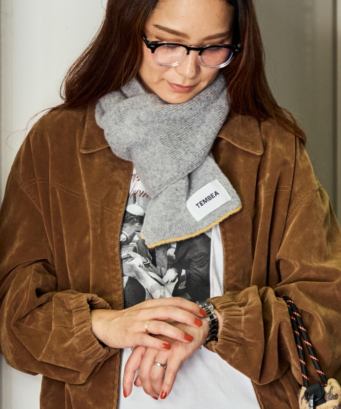 別注MUFFLER WOOL  別注ウール マフラー