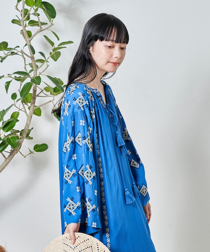 GIRL 刺繍ワンピース М 刺繍ワンピース LADIES