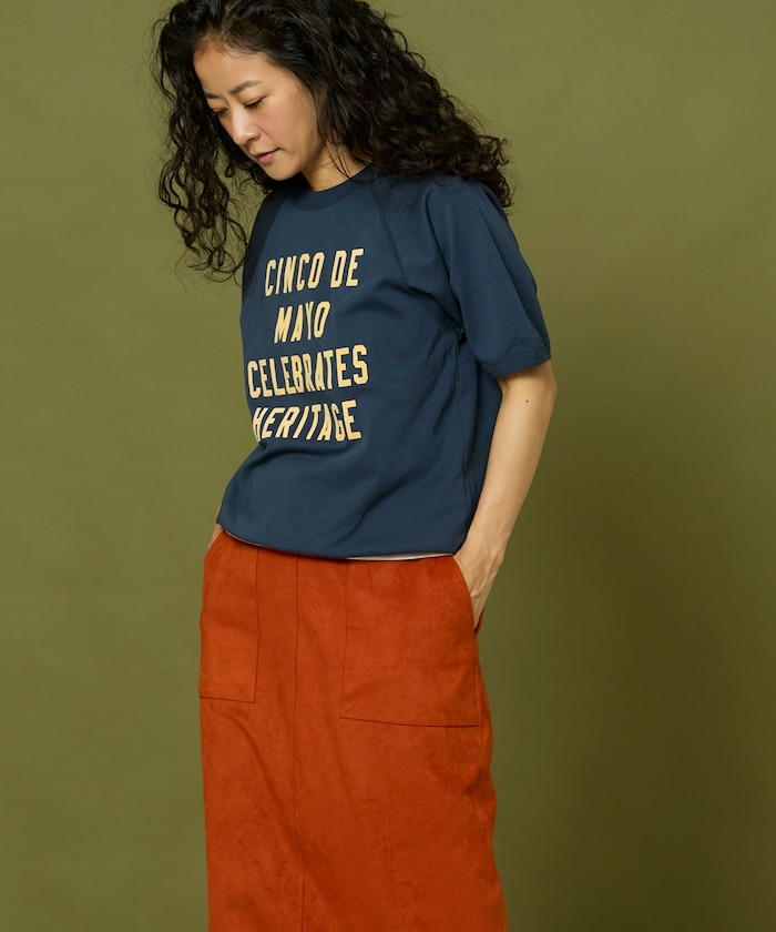 tシャツ Freada/フリーダ フロッキーロゴ 半袖フットボールTシャツ レディース Freada/フロッキーロゴ 半袖フットボールTシャツ｜Daytona Park