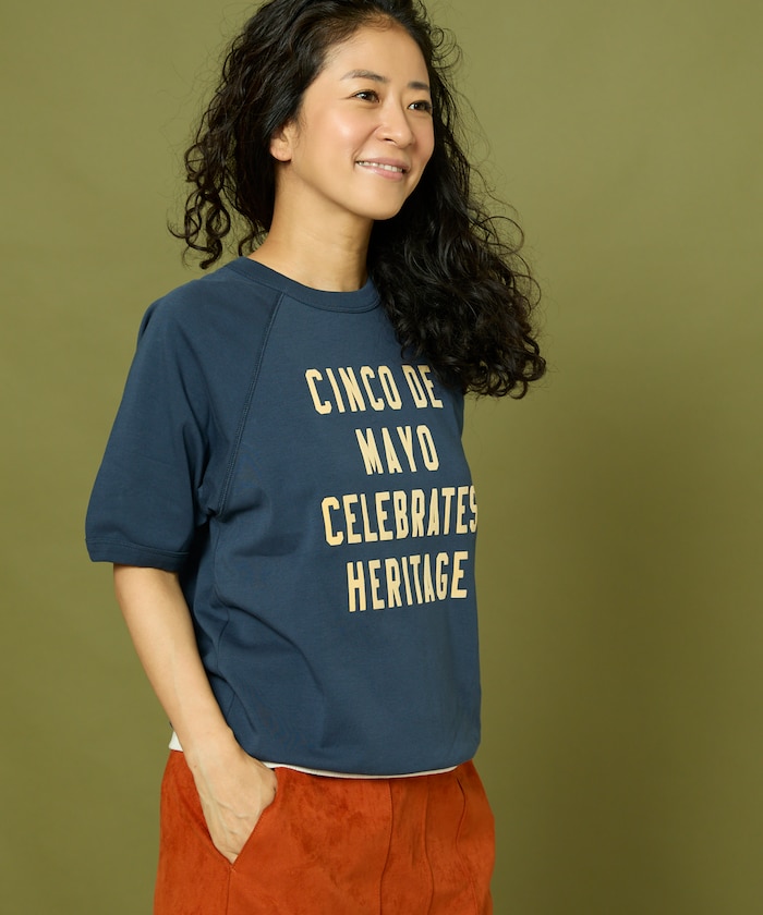 tシャツ Freada/フリーダ フロッキーロゴ 半袖フットボールTシャツ レディース Freada/フロッキーロゴ 半袖フットボールTシャツ｜Daytona Park