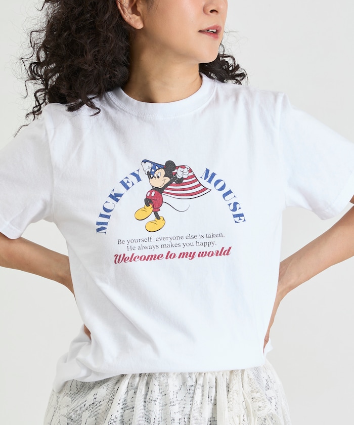 【MICKEY/ミッキー 】コンパクト ちびTシャツ NEW