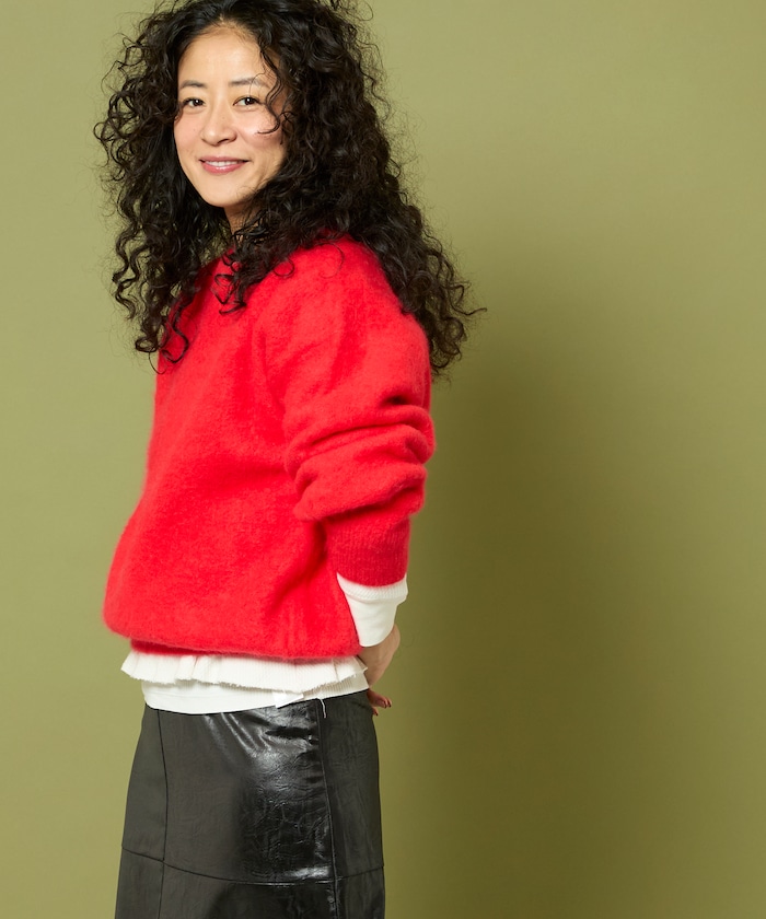 フラッフィーニット プルオーバー