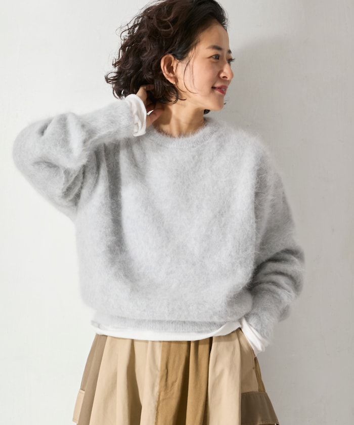 フラッフィーニット プルオーバー