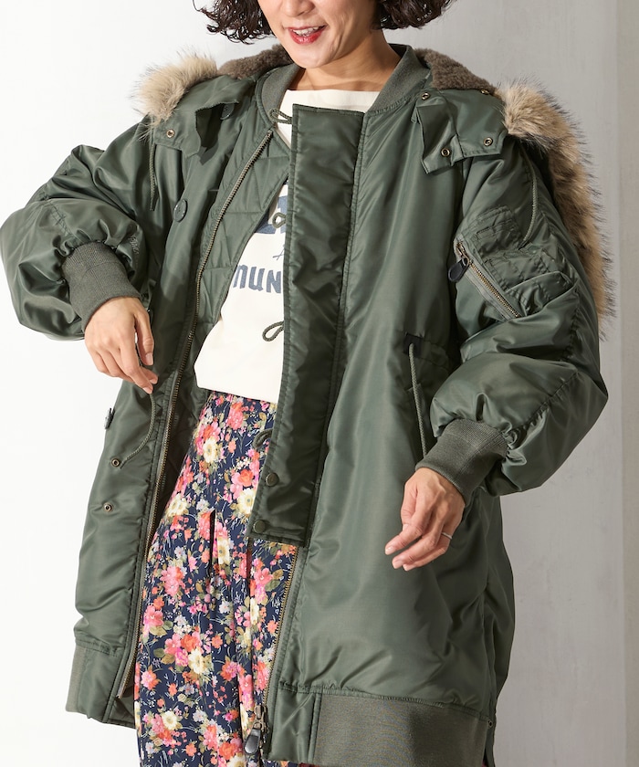 N-2B  A-Line LongJacket
