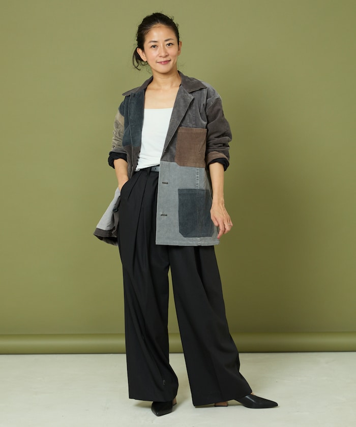 H160　ONE SIZE(グレー)