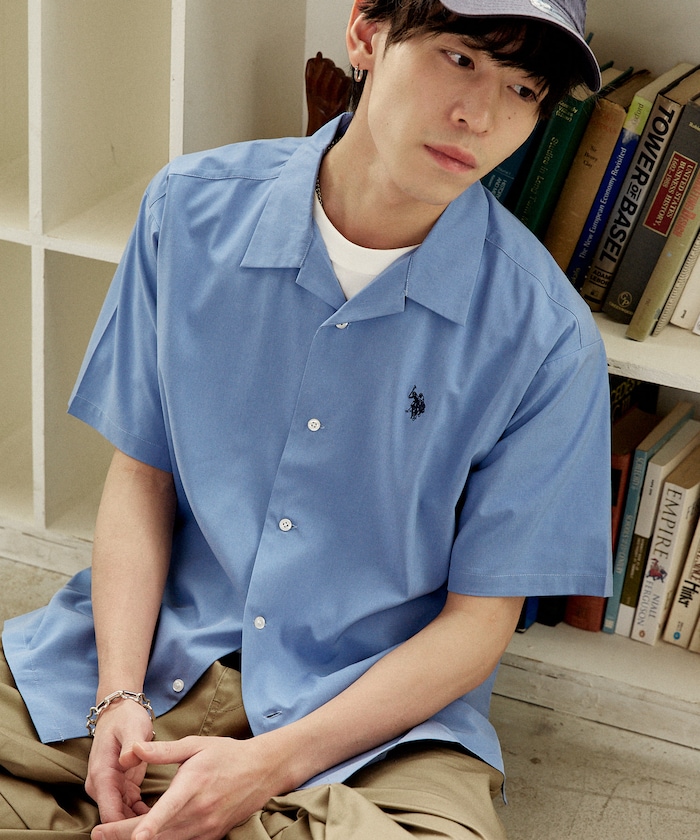 別注 ワンポイント オープンカラーシャツ 限定展開