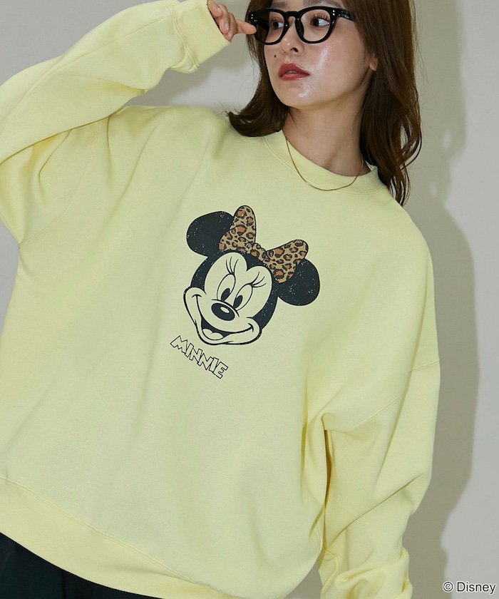 【PUBLUX】 別注 MINNIE MOUSE GRAPHIC SWEAT 【PUBLUX】 別注 MINNIE MOUSE GRAPHIC SWEAT