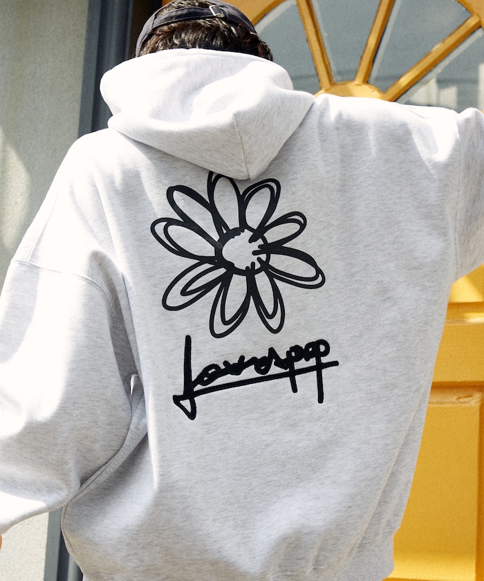 LOVE POP STUDIO FLOWER GRAPHIC HOODIE【限定展開】