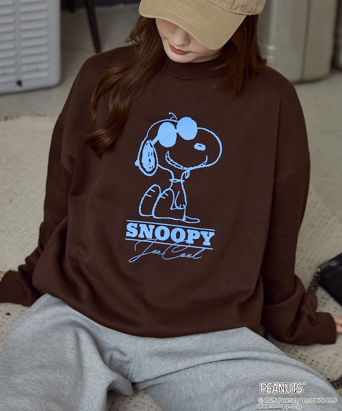 THE PEANUTS/Snoopy/スヌーピー プリントスウェット　限定展開