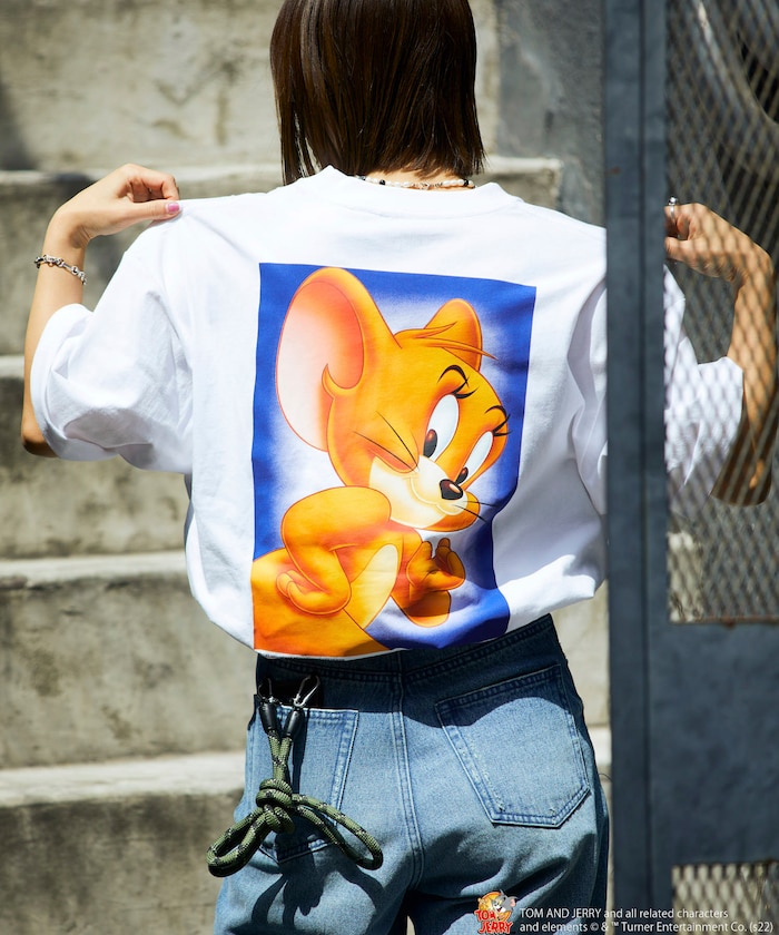 FREAK'S STOREの別注 Tom and Jerry BIGFACE SS TEE/トムとジェリー(限定展開)