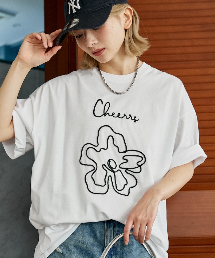 LOVE POP STUDIO　コード フラワー Tシャツ　限定展開