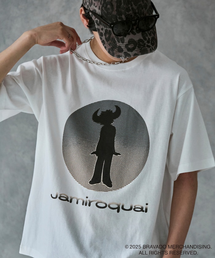 PUBLUX/Jamiroquai サークルロゴプリントTee【限定展開 PUBLUX/Jamiroquai サークルロゴプリントTee【限定展開