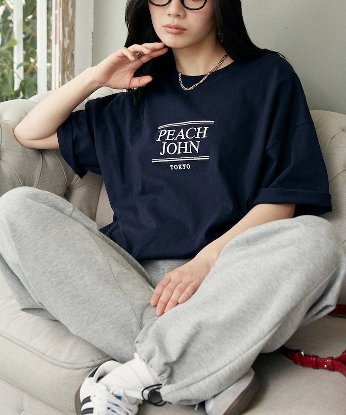 FREAK'S STOREのフロント ロゴ 刺繍 Tシャツ 限定展開