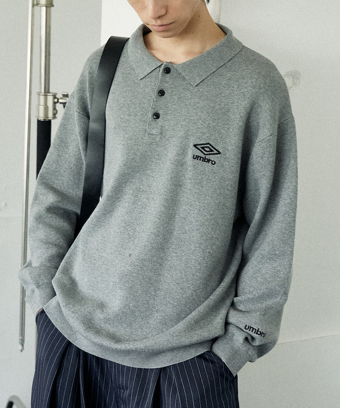 KNIT POLO SWEATER/ニットポロセーター