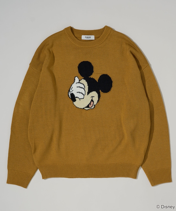 別注 MICKEY MOUCE FACE KNIT