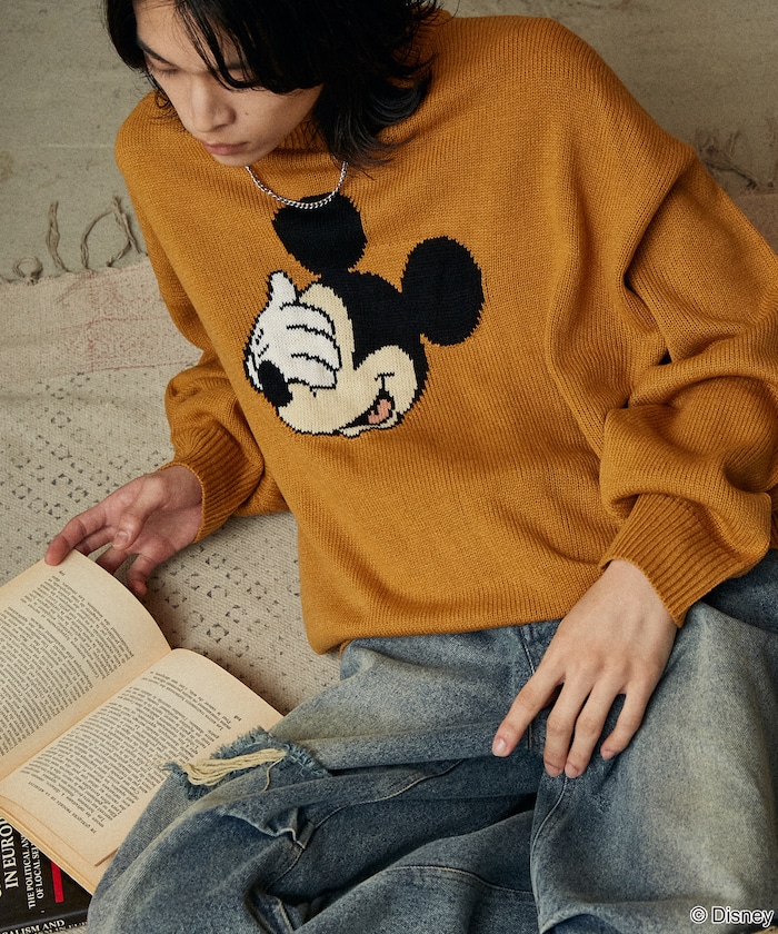 PUBLUX/別注 MICKEY MOUCE FACE KNIT｜Daytona Park(FREAK'S