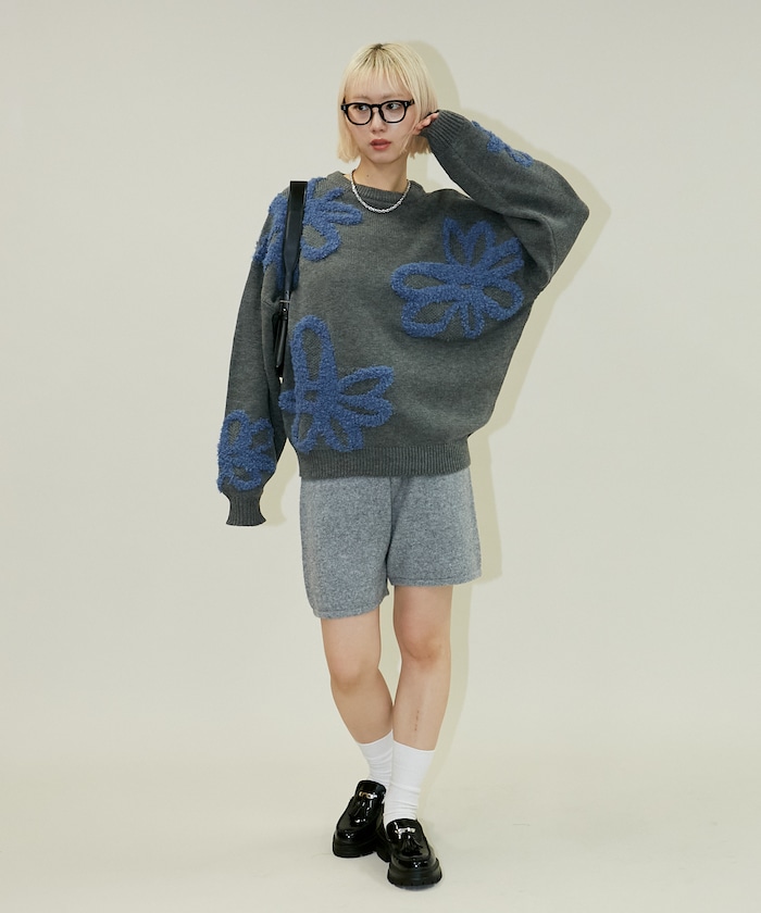 さくら様セオリーリュクス　ダンボールニット ジップアップ フーディー　ブラック 23AW✨美品✨セオリーリュクス ダンボールニット ジップアップ