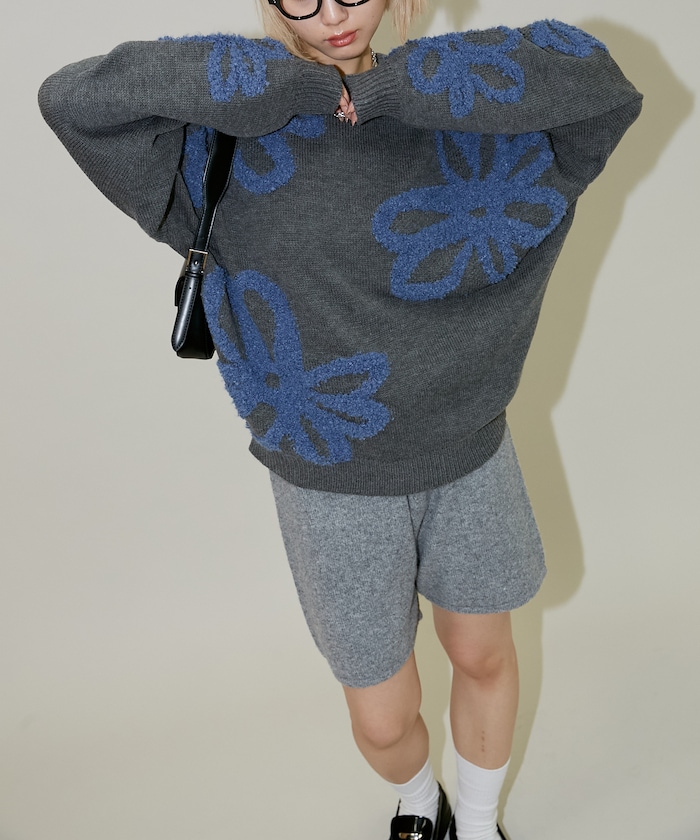 さくら様セオリーリュクス　ダンボールニット ジップアップ フーディー　ブラック 23AW✨美品✨セオリーリュクス ダンボールニット ジップアップ