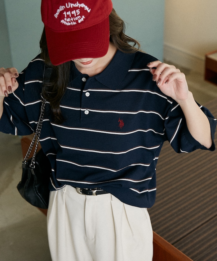 ＜接触冷感＞別注 サマーニット ポロ 限定展開