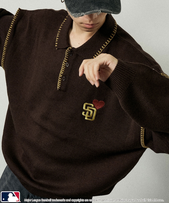 別注 STITCH KNIT POLO