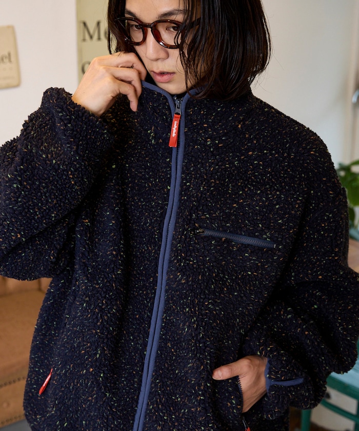 LOVE POP STUDIO ミックス ボア ブルゾン　限定展開