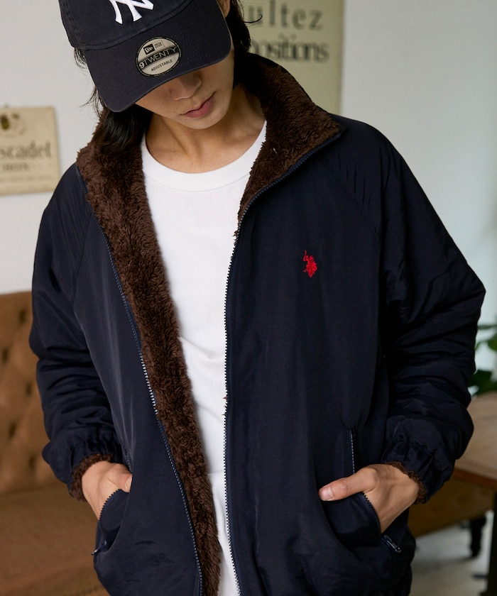 2WAY ナイロンフリース リバーシブル ブルゾン 限定展開