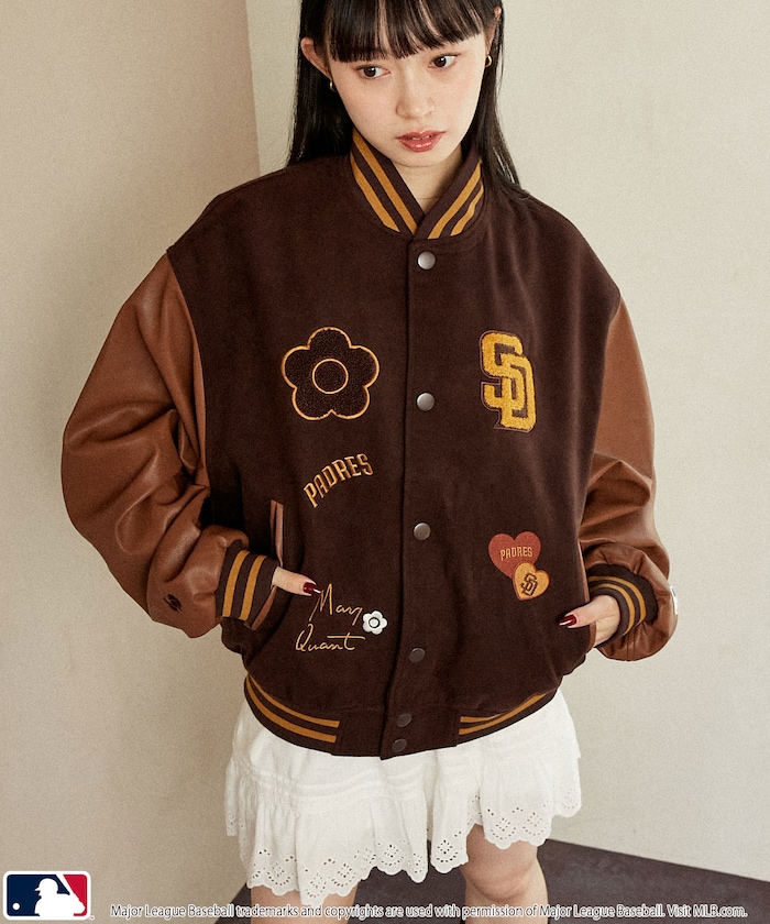 MARY QUANT/PATCH STUDIUM JACKET｜Daytona Park(FREAK'S STORE