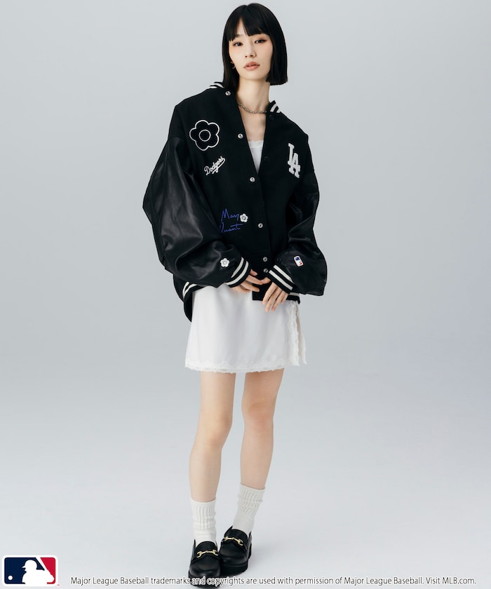 ジャケット・アウター MARYQUANT MARY QUANT/PATCH STUDIUM JACKET｜Daytona Park(FREAK'S STORE