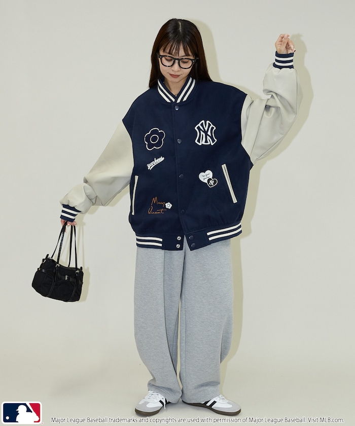 MARY QUANT/PATCH STUDIUM JACKET｜Daytona Park(FREAK'S STORE