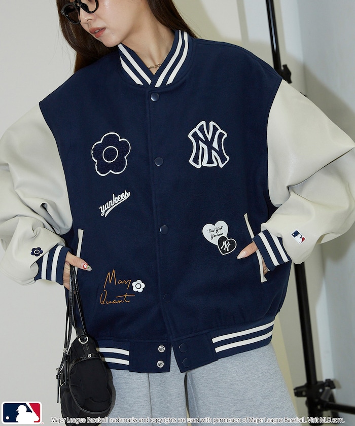 専用  MARY QUANT  スタジャン M 極美品✨ MARY QUANT マリークワント デニムジャケット