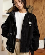 MARY QUANT/<ユニセックス>ロゴ コーデュロイ N2B/ミリタリーアウター 