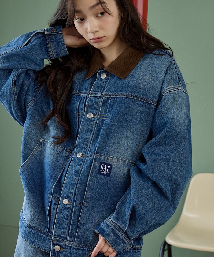 【9月11日 10:00販売開始】<セットアップ対応>別注 コーデュロイ 衿 ワークジャケット　限定展開