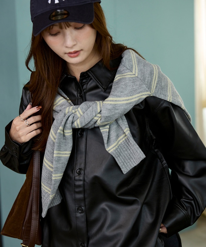 レザレット ビッグ シャツ　限定展開