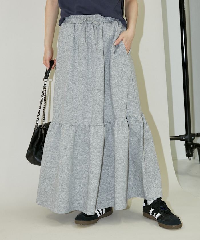 ポンチ ティアードスカート　限定展開