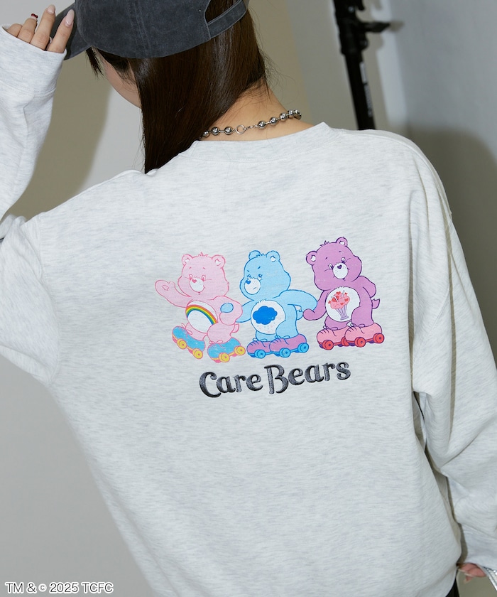 CareBears(TM)/ケアベア(TM) バックプリント クルーネックスウェット　限定展開