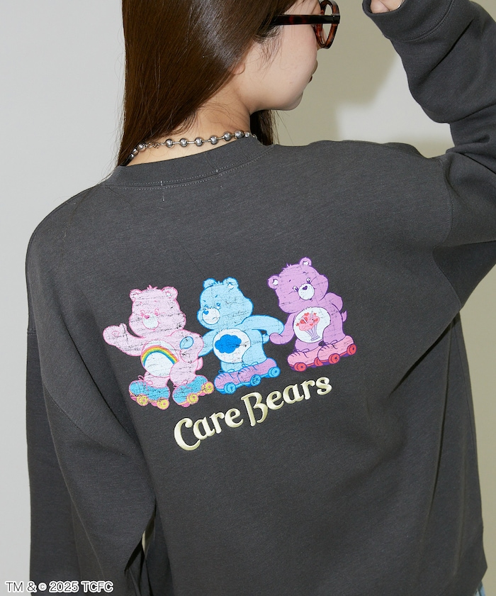 CareBears(TM)/ケアベア(TM) バックプリント クルーネックスウェット　限定展開