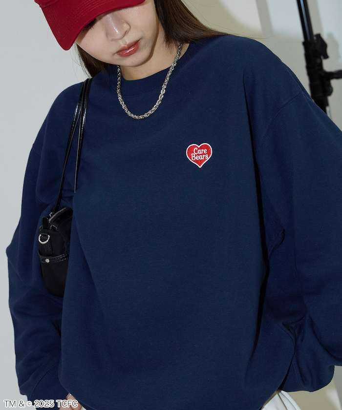 CareBears(TM)/ケアベア(TM) バックプリント クルーネックスウェット　限定展開