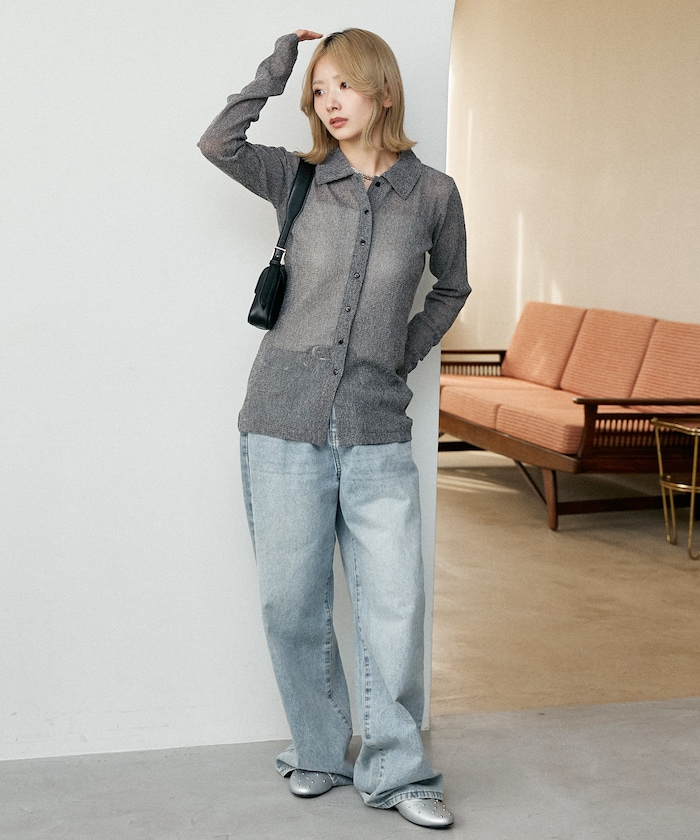 H156　FREE　※ブラウン着用