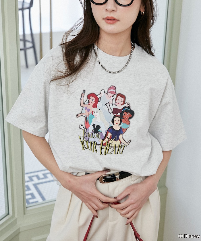 ディズニープリンセス / プリント Tシャツ　限定展開
