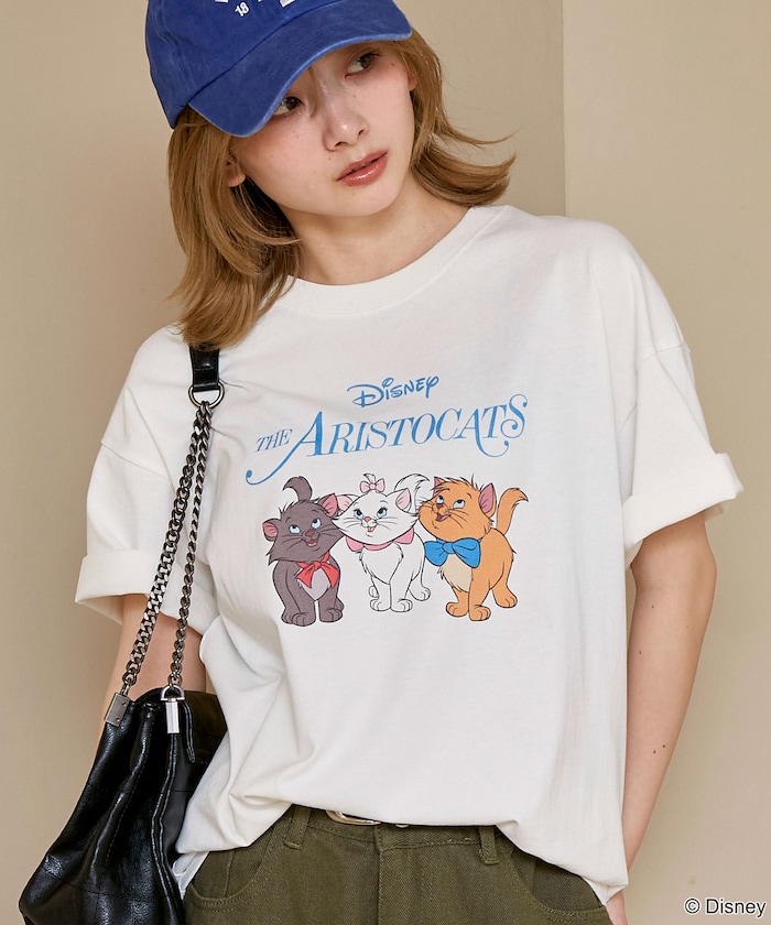 PUBLUX/Disney Marie/ディズニー マリー/プリント Tシャツ 限定展開