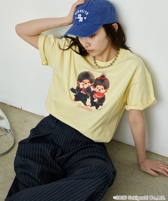 モンチッチ フロントプリント Tシャツ　限定展開